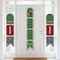 Big Dot of Happiness End Zone - Football - Hanging Vertical Paper Door Banners - Baby Shower or Birthday Party Wall Decoration Kit - Indoor Door Decor
